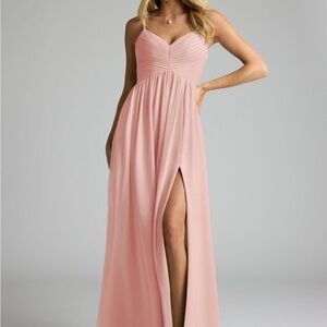 Azazie Alia Rosette Bridesmaid Dress A12